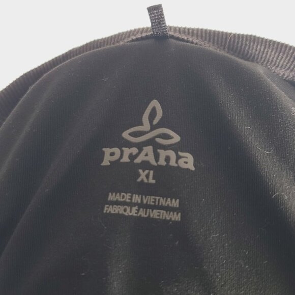 Prana Women's Dark Grey Built-in-Bra Racerback Activewear Tank Top Size XL - Picture 7 of 9